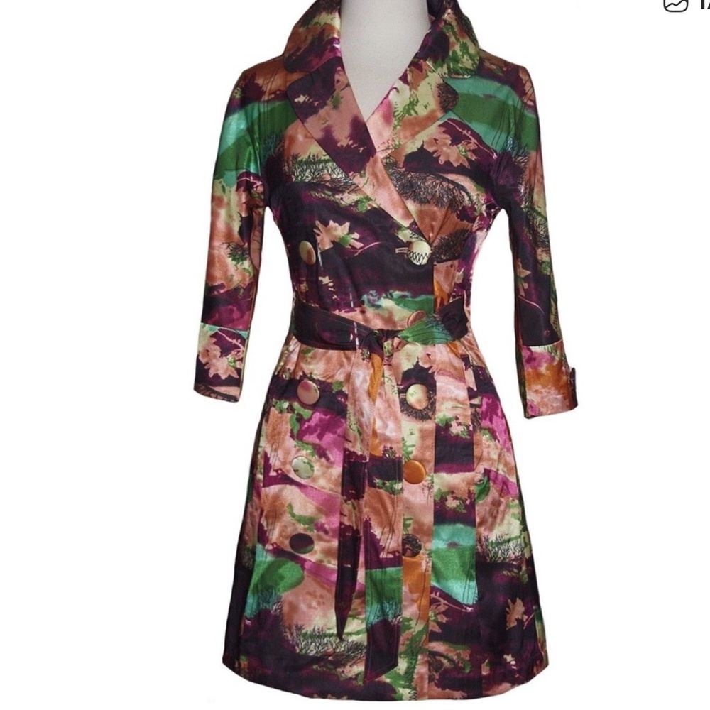 Vertigo Paris Belted Trench Coat